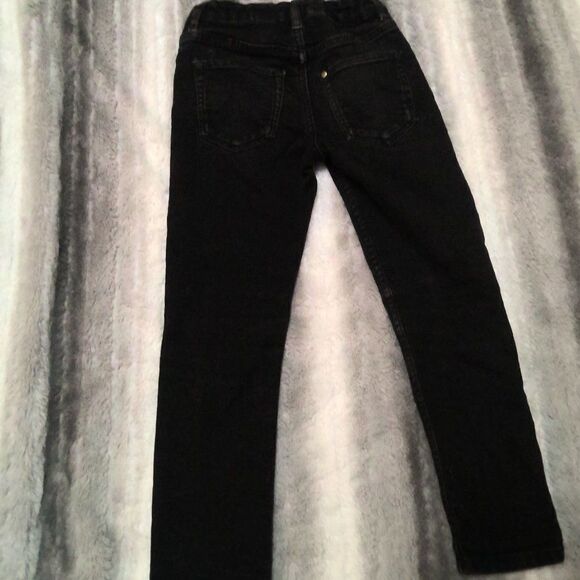 H&M Size 5/6 Boys Black Skinny Fit Jeans - Picture 3 of 3